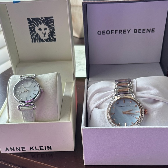 Jewelry - Bundle Anne Klein and Geoffrey Beene Silver Watches